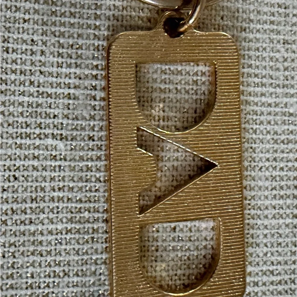 Gold Geometric DAD Keychain Avon